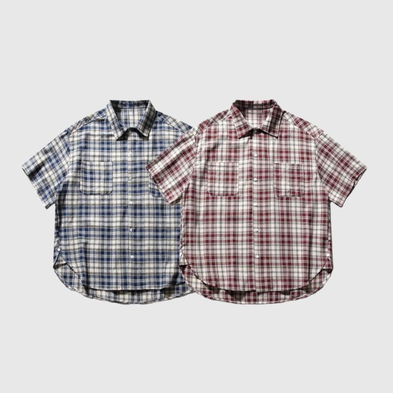 Style Core Aesthetics, New Style Trends Vintage Cargo Plaid Shirts Style Core Aesthetics, New Style Trends Vintage Cargo Plaid Shirts