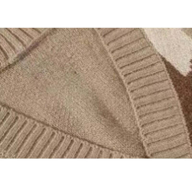 Style Core Aesthetics, New Style Trends Vintage Cartoon Jacquard Cardigan Style Core Aesthetics, New Style Trends Vintage Cartoon Jacquard Cardigan