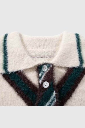 Style Core Aesthetics, New Style Trends Vintage College Sweater