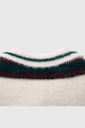 Style Core Aesthetics, New Style Trends Vintage College Sweater