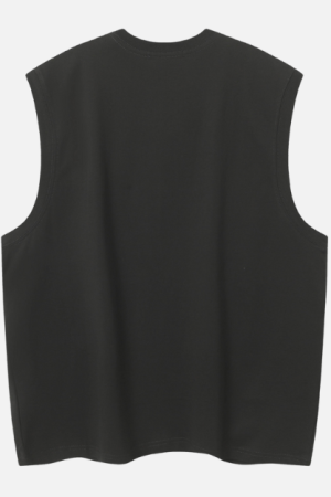 Style Core Aesthetics, New Style Trends Vintage Colorful Letter Tank