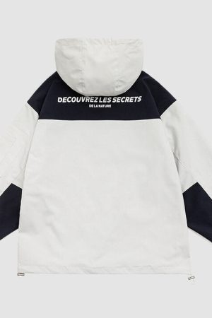 Style Core Aesthetics, New Style Trends Vintage Contrast Patchwork Jacket