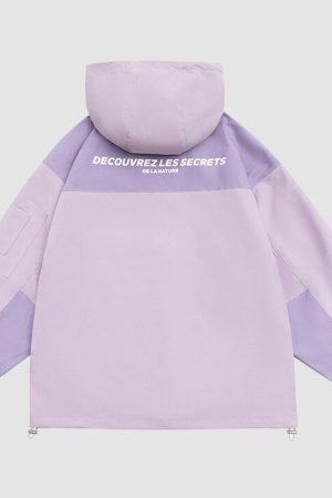 Style Core Aesthetics, New Style Trends Vintage Contrast Patchwork Jacket