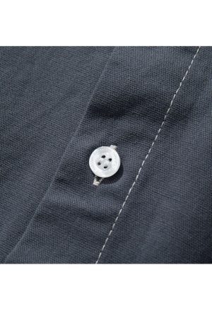 Style Core Aesthetics, New Style Trends Vintage Contrast Patchwork Shirts