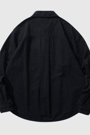 Style Core Aesthetics, New Style Trends Vintage Contrast Patchwork Shirts