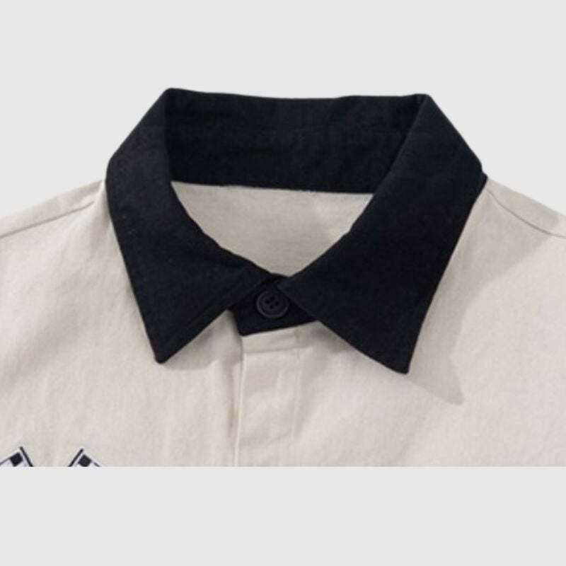 Style Core Aesthetics, New Style Trends Vintage Contrast Shirts Style Core Aesthetics, New Style Trends Vintage Contrast Shirts