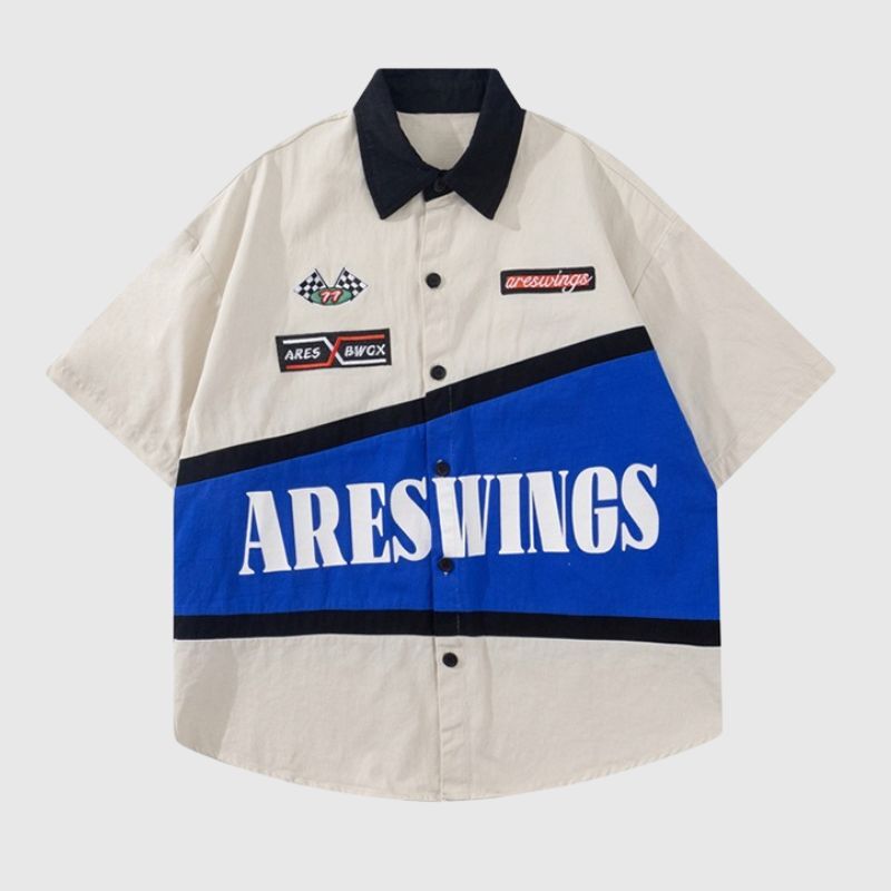 Style Core Aesthetics, New Style Trends Vintage Contrast Shirts