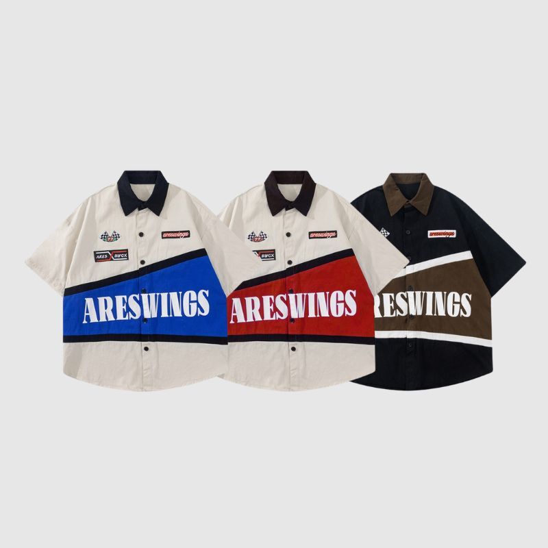 Style Core Aesthetics, New Style Trends Vintage Contrast Shirts Style Core Aesthetics, New Style Trends Vintage Contrast Shirts