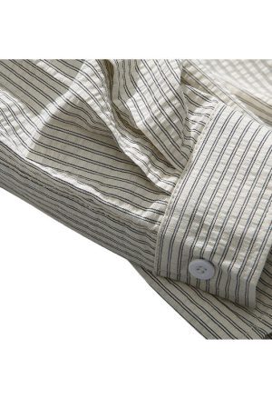 Style Core Aesthetics, New Style Trends Vintage Contrast Stripe Shirts