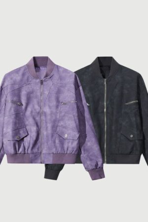 Style Core Aesthetics, New Style Trends Vintage Cropped High Street Flight Jacket