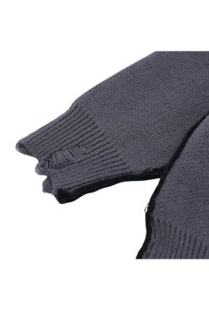 Style Core Aesthetics, New Style Trends Vintage Cross Pattern Embroidered Sweater