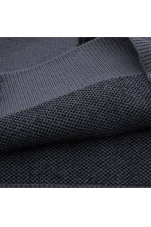 Style Core Aesthetics, New Style Trends Vintage Cross Pattern Embroidered Sweater