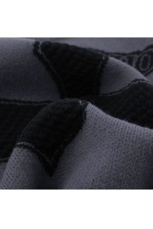 Style Core Aesthetics, New Style Trends Vintage Cross Pattern Embroidered Sweater