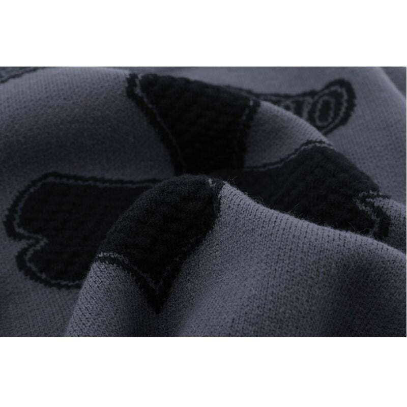 Style Core Aesthetics, New Style Trends Vintage Cross Pattern Embroidered Sweater Style Core Aesthetics, New Style Trends Vintage Cross Pattern Embroidered Sweater