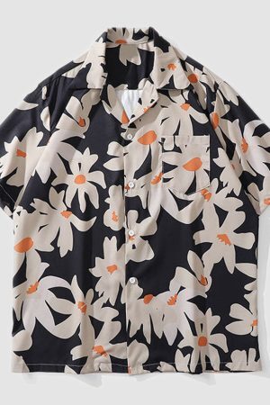 Style Core Aesthetics, New Style Trends Vintage Daisy Summer Shirts