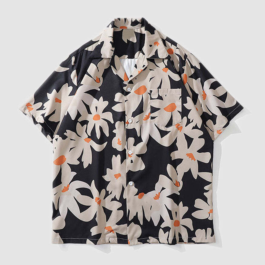 Style Core Aesthetics, New Style Trends Vintage Daisy Summer Shirts