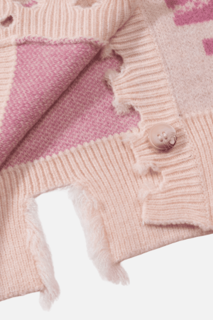 Style Core Aesthetics, New Style Trends Vintage Distressed Knit Cardigan