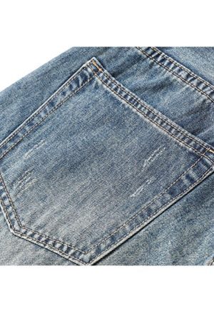 Style Core Aesthetics, New Style Trends Vintage Distressed Washed Ripped Jeans