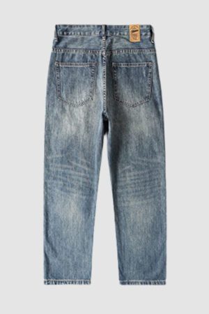 Style Core Aesthetics, New Style Trends Vintage Distressed Washed Ripped Jeans