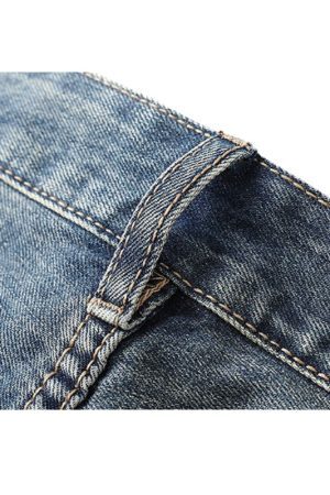 Style Core Aesthetics, New Style Trends Vintage Distressed Washed Ripped Jeans