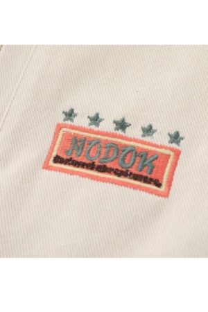 Style Core Aesthetics, New Style Trends Vintage Embroidered Dopamine Design Jacket