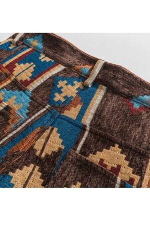 Style Core Aesthetics, New Style Trends Vintage Ethnic Embroidered Pants