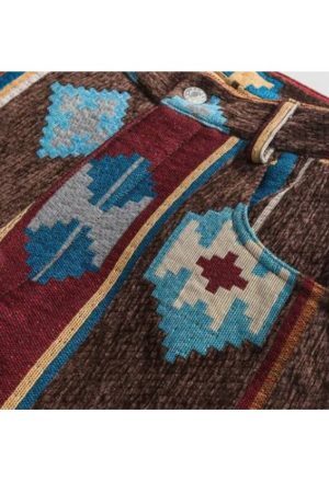 Style Core Aesthetics, New Style Trends Vintage Ethnic Embroidered Pants