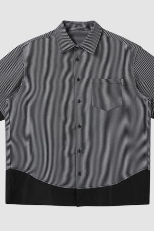 Style Core Aesthetics, New Style Trends Vintage Fake Two Shirts