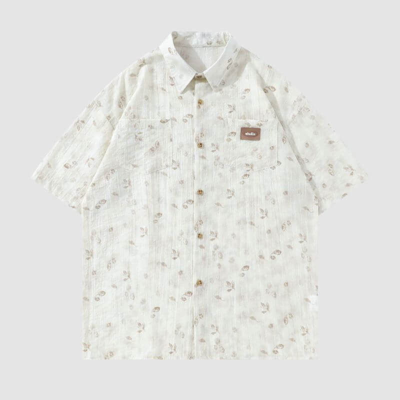 Style Core Aesthetics, New Style Trends Vintage Floral Full Print Shirts Style Core Aesthetics, New Style Trends Vintage Floral Full Print Shirts