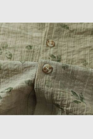 Style Core Aesthetics, New Style Trends Vintage Floral Full Print Shirts