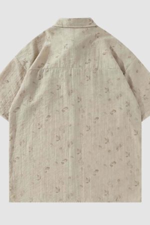Style Core Aesthetics, New Style Trends Vintage Floral Full Print Shirts