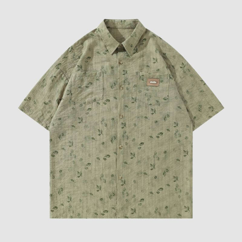 Style Core Aesthetics, New Style Trends Vintage Floral Full Print Shirts Style Core Aesthetics, New Style Trends Vintage Floral Full Print Shirts