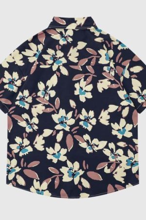 Style Core Aesthetics, New Style Trends Vintage Floral Shirts