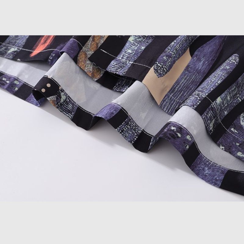 Style Core Aesthetics, New Style Trends Vintage Graffiti Printed Shirt Style Core Aesthetics, New Style Trends Vintage Graffiti Printed Shirt