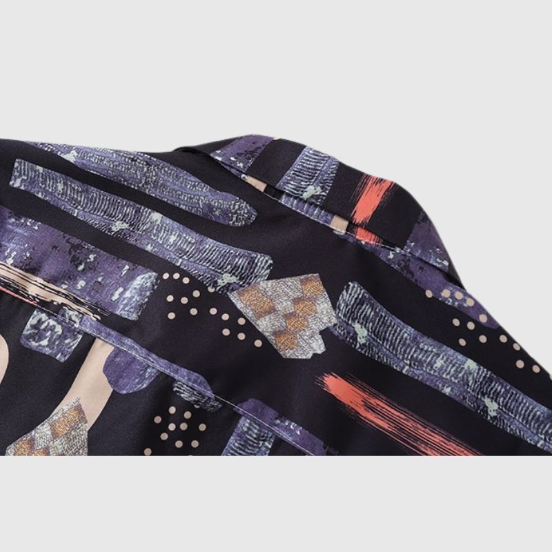 Style Core Aesthetics, New Style Trends Vintage Graffiti Printed Shirt Style Core Aesthetics, New Style Trends Vintage Graffiti Printed Shirt