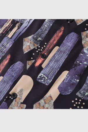 Style Core Aesthetics, New Style Trends Vintage Graffiti Printed Shirt