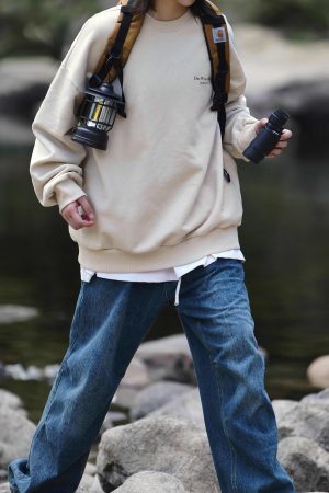 Style Core Aesthetics, New Style Trends Vintage Graphic Crewneck