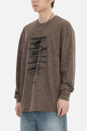 Style Core Aesthetics, New Style Trends Vintage Graphic Long Sleeve Tee