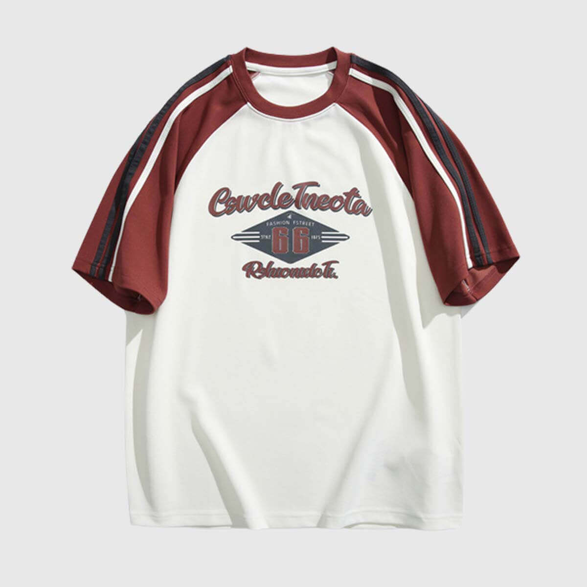 Style Core Aesthetics, New Style Trends Vintage Graphic Raglan Shirt