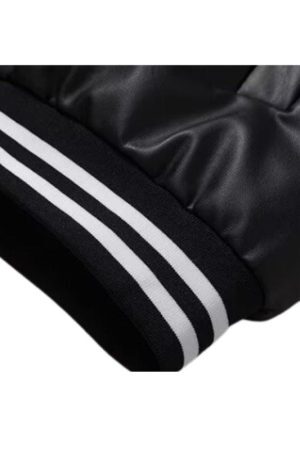 Style Core Aesthetics, New Style Trends Vintage Inspired PU Leather Padded Jacket