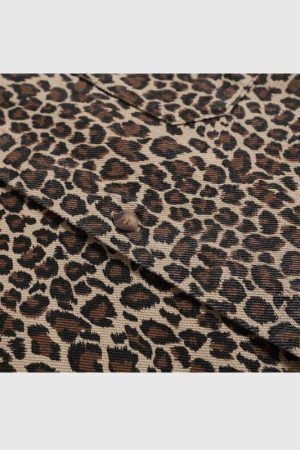 Style Core Aesthetics, New Style Trends Vintage Leopard Cotton Shirts
