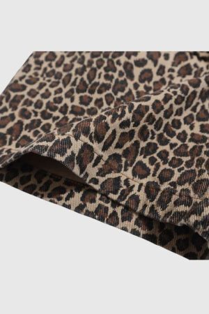 Style Core Aesthetics, New Style Trends Vintage Leopard Cotton Shirts