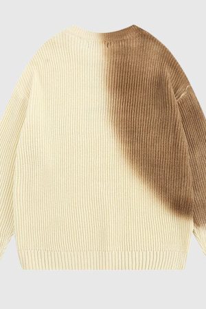 Style Core Aesthetics, New Style Trends Vintage Letter Embroidered Design Pullover