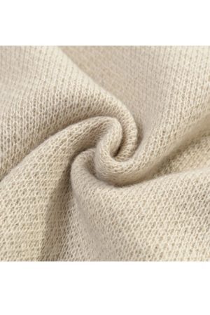 Style Core Aesthetics, New Style Trends Vintage Letter Patchwork Pullover