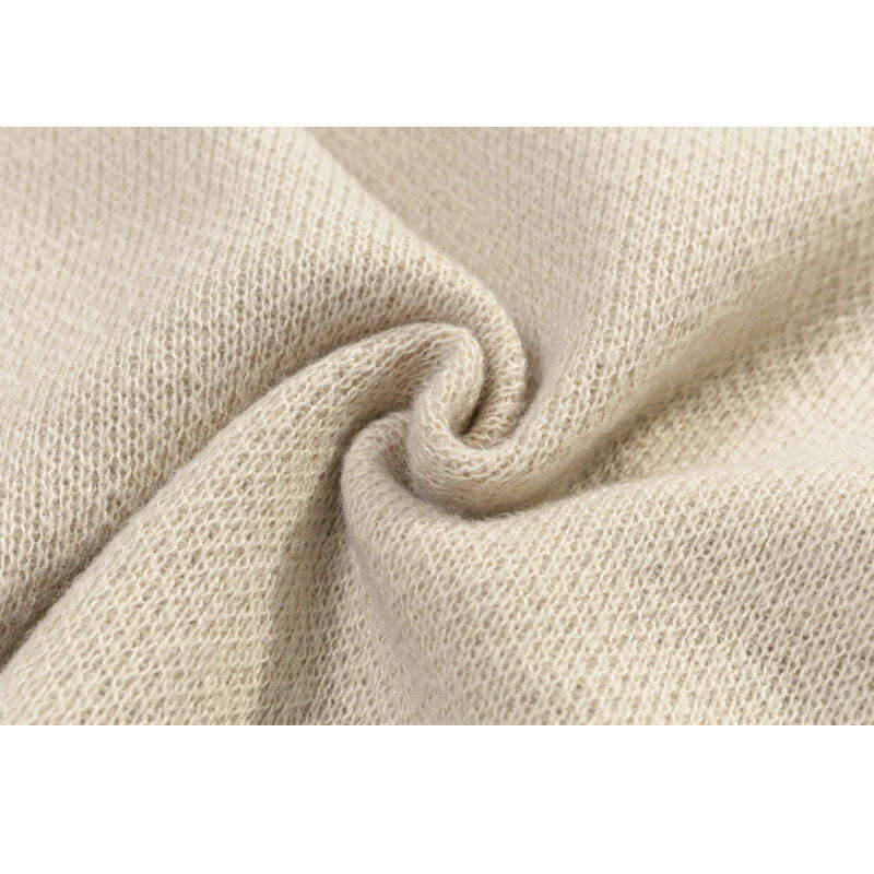 Style Core Aesthetics, New Style Trends Vintage Letter Patchwork Pullover Style Core Aesthetics, New Style Trends Vintage Letter Patchwork Pullover