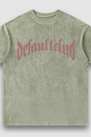 Style Core Aesthetics, New Style Trends Vintage Lettered Floral Printed Suede Tee