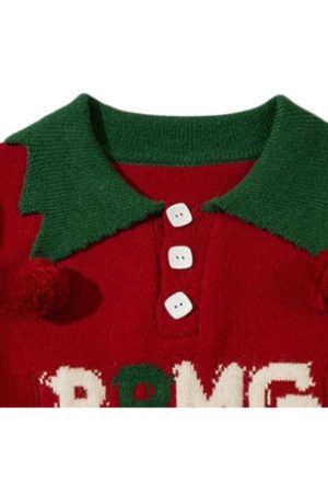 Style Core Aesthetics, New Style Trends Vintage Lettered Loose Lapel Sweater