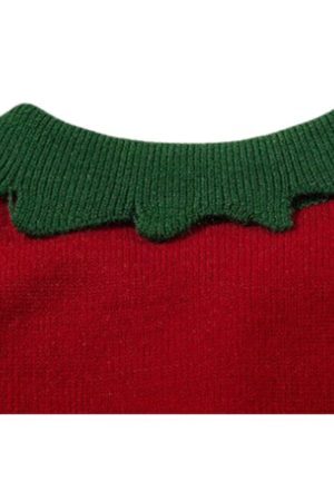 Style Core Aesthetics, New Style Trends Vintage Lettered Loose Lapel Sweater