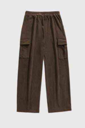 Style Core Aesthetics, New Style Trends Vintage Loose-Fit Japanese Corduroy Pants