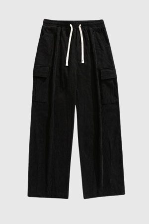 Style Core Aesthetics, New Style Trends Vintage Loose-Fit Japanese Corduroy Pants
